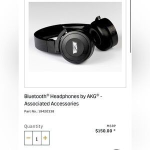 Brand new Bluetooth® Headphones by AKG® - Associated Accessories
